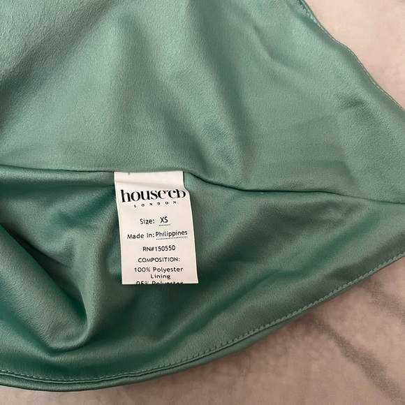 HOUSE OF CB 'Jasmine' Jade Draped Strapless Corset Dress - Picture 13 of 16